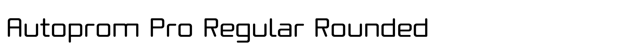 Autoprom Pro Regular Rounded image